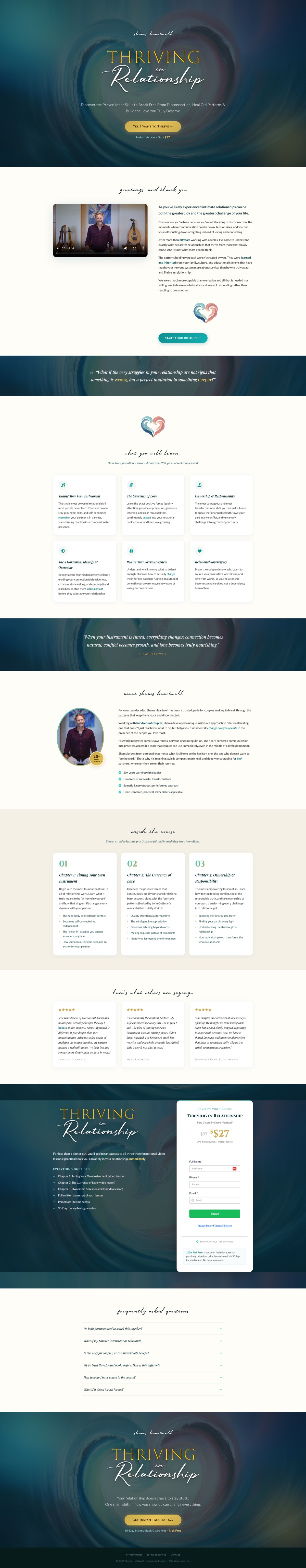 shemsheartwell.com after redesign